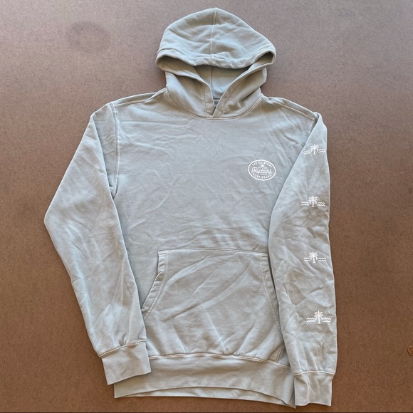 RIP CURL ORIGINAL MENS GREEN HOODIE SZ:S/XL - Picture 3 of 7